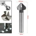 thumbnail image 1 of MYG 3Flute Countersink Drill Bit 90Degree Chamfering Tools Chamfer Cutter 6.3-20.5mm, 1 of 8