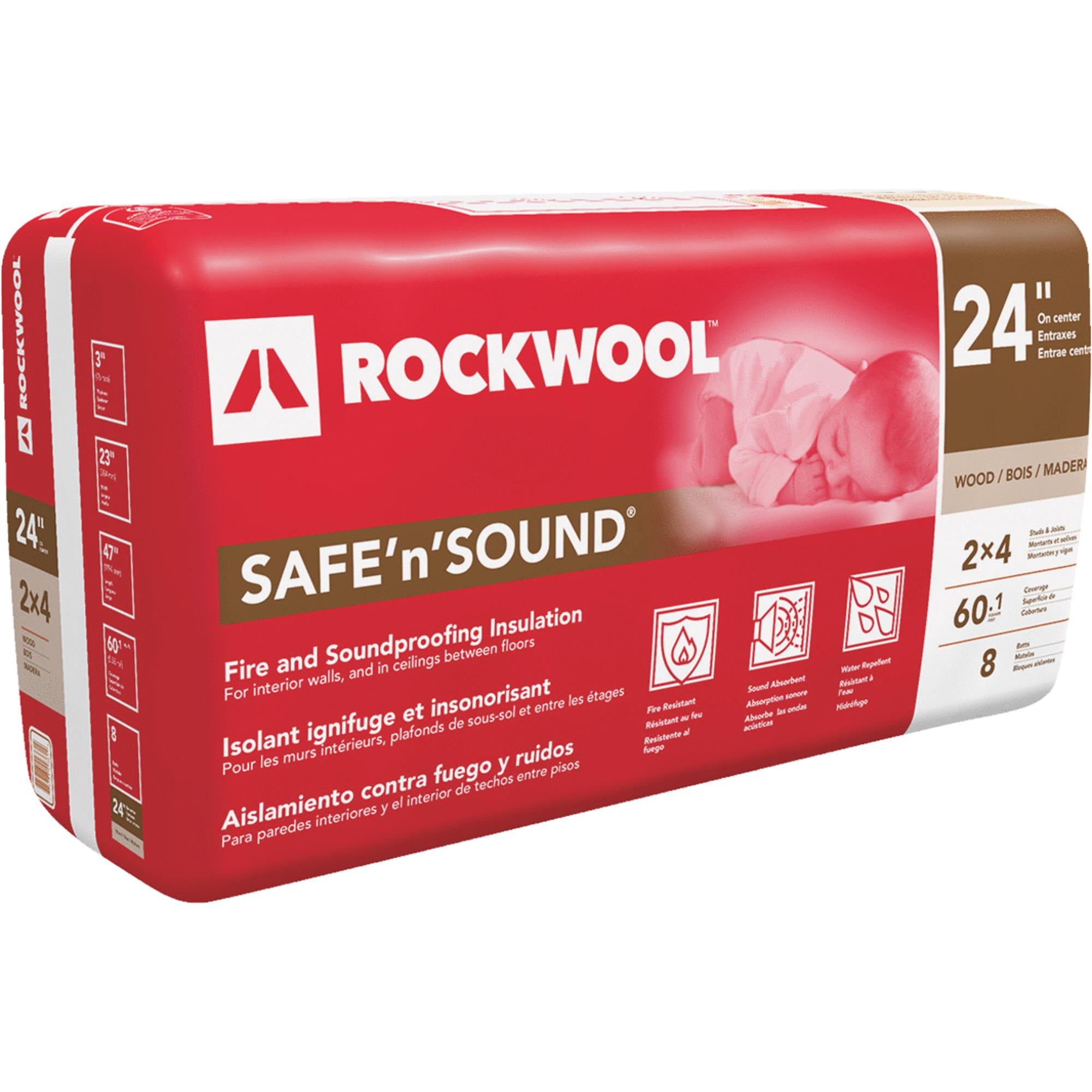 Rockwool Safe'n'Sound Stone Wool Insulation