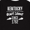 thumbnail image 4 of Inktastic Kentucky is Awesome Since 1792 Boys or Girls Long Sleeve Toddler T-Shirt, 4 of 5