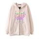 thumbnail image 1 of Sudadera con capucha con cremallera y estampado dulce en forma de corazón Harajuku Y2k gótica de hip-hop oscuro para hombres y mujeres, chaqueta Harajuku, sudadera, 1 of 4