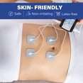 thumbnail image 4 of Almohadillas de repuesto TENS Unit LotFancy, 40 unidades, 5 x 5 cm, a presión, 4 of 9