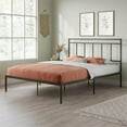 thumbnail image 4 of Pemberly Row Modern Metal Queen Platform Bed in Bronze Finish, 4 of 10