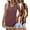 Black-White-Burgundy, variant on 3 Pack Tank Tops for Women V Neck Sleeveless Women Shirts Flowy Loose Fit Tops Summer Outfits