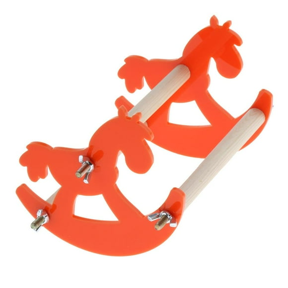 Masticar Caballo Mecedora jinwen Pájaro Accesorios de Animales Doemsticos Resistente Duradero