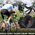 thumbnail image 2 of Unique Bargains 1 Pair Bike Handlebar Tape Non-Slip Cycling Handle Wraps with End Plugs for Road Bike PU Assorted Color, 2 of 6