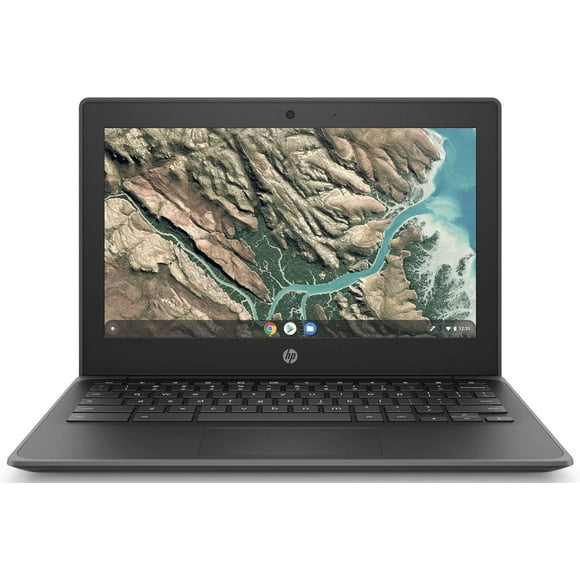 Refurbished (Good) HP Chromebook 11.6" HD Laptop (AMD A4-9120C, 4GB RAM, 32 GB eMMC, Chrome OS) - Black (16W64UT#ABA)