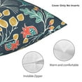 thumbnail image 3 of Groovy Garden Navy Peel Throw Pillow Covers Sofa Rustic Home Decor For Living Room Bedroom Bed Cushion Outdoor 20"X20", 3 of 5
