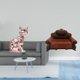 thumbnail image 2 of Estatua de gato, figura de escritorio, sofá en miniatura, mueble para casa de muñecas, silla individual, sofá de cerámica, adecuado para el hogar, la, 2 of 8