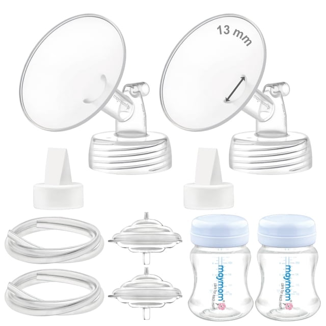 Kit de repuestos para extractor de leche Maymom con brida de 13 mm para Spectra S2 S1