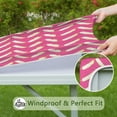 thumbnail image 6 of Tribal Folk Style Square Tablecloth - Elastic Edged, Wrinkle-Free & Reusable, Stylish Boho Patterns for Picnics, Garden Parties, Dinning (34x34 Inches), 6 of 6