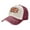 Dark Red, variant on Men Women Retro British Flag Baseball Cap Golf Dad Hat Adjustable Low Profile Cotton Hat