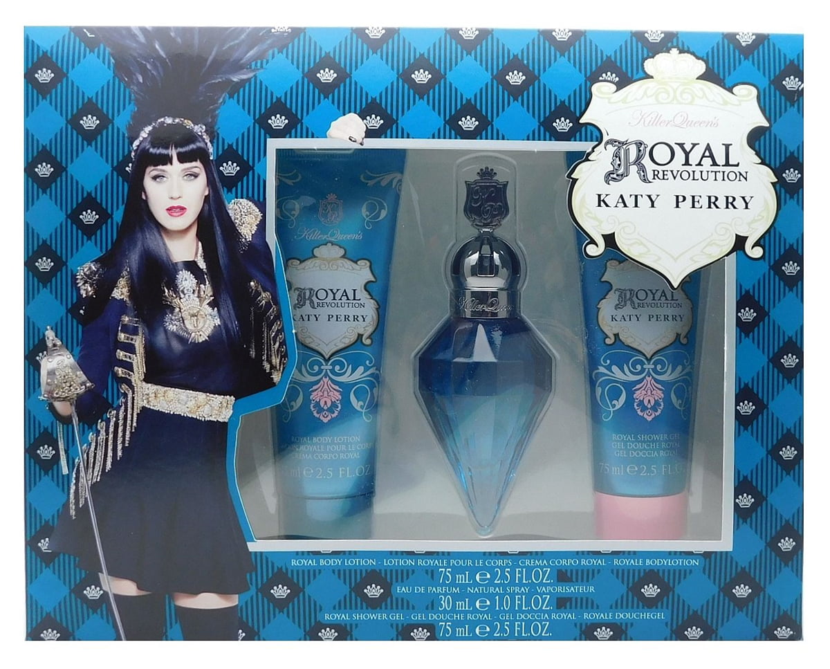 Katy Perry Killer Queen's Revolution 3 Piece Set: Body 2.5 Fl Eau De Parfum 1 Fl Oz., Shower Gel 2.5 Fl Oz. Walmart.com