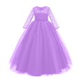 thumbnail image 5 of vestidos de primera comunión niña 8 años Flower Girl Lace Dress for Kids Wedding Bridesmaid Party Gown Princess Communion Puffy Tulle Dresses, 5 of 5