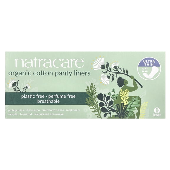 Natracare Panty Liners, Ultra Thin, 22 Ct