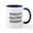 White/Navy Inside, variant on CafePress - Worlds Okayest Runner Mugs - 11 oz Ceramic Mug - Novelty Coffee Tea Cup