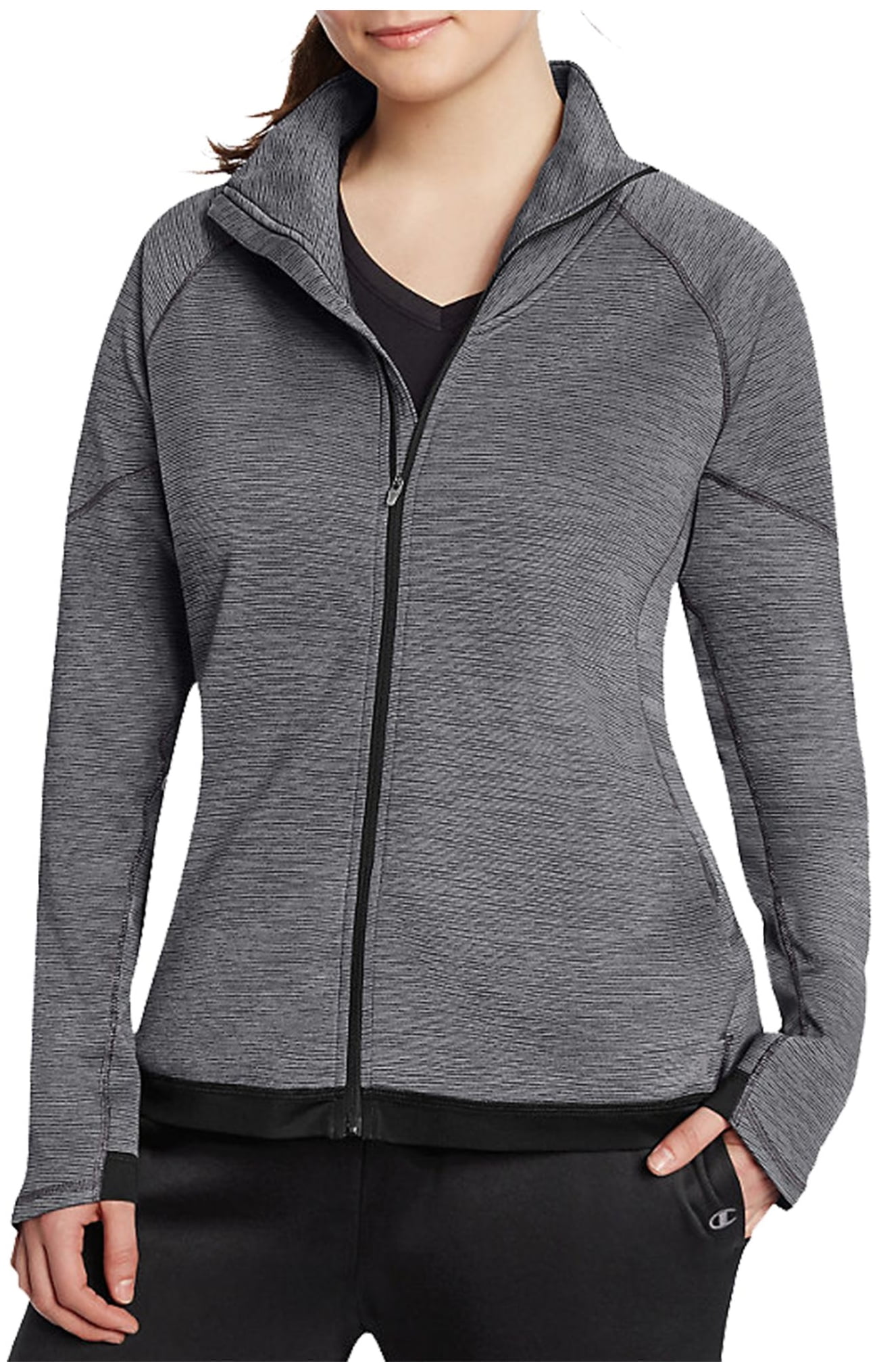 champion women's tech fleece full zip jacket