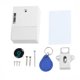 thumbnail image 1 of Cerradura electrónica invisible para gabinete, armario de apertura libre, sensor de puerta inteligente, cerradura de cajón de desbloqueo doble, blanco kenally EL4814-03B, 1 of 2
