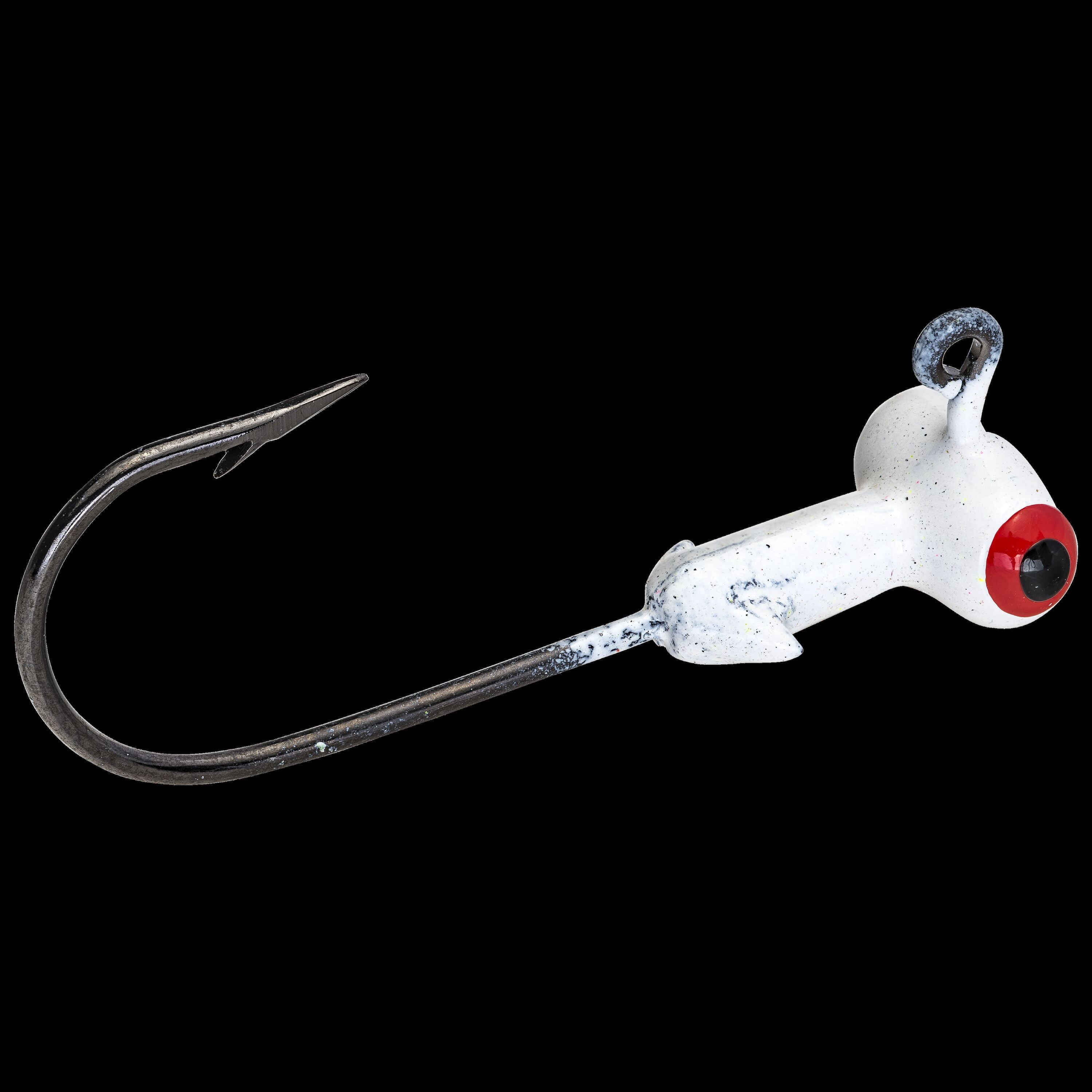 Strike King Mr. Crappie Sausage Head Jig Head - 1/16oz White Panfish Lure