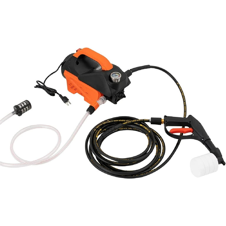 Oukaning Portable Electric Pressure Washer, 1300W High Pressure Electric  Cleaner Spray Gun,for Cleaning Cars, Siding, Patio, Yard 