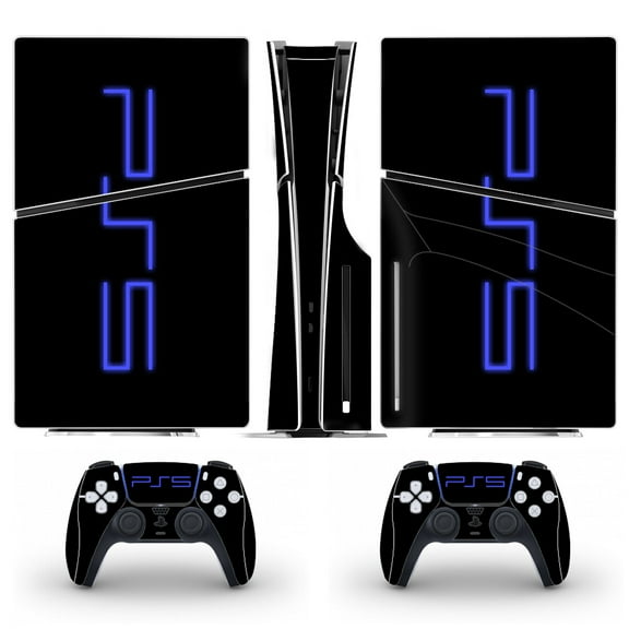 Full Body Vinyl Skin Stickers for PS5 Slim Disc Edition Console and Controllers