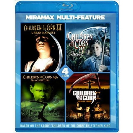 Children Of The Corn 4 Film Series: Urban Harvest / The Gathering / Fields Of Terror / 666: Isaac's Return (Blu-ray) (Widescreen)