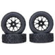 thumbnail image 1 of 4 Uds. Neumáticos de coche RC de goma con patrón de estrella para coche Universal Tamiya 1/10 JShteea  El nuevo, 1 of 6