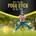 thumbnail image 3 of Flybar Maverick Pogo Stick for Kids Ages 5+, 40 to 80 lbs, Outdoor Toys, Outside Toys for Kids, Yellow/Black, 3 of 7