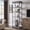 Grey, variant on iNSPIRE Q Cabana Industrial 5-Tier 84 Inch Tall Bookcase, Brown