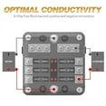 thumbnail image 4 of Phyun 6-Way Circuit Blade Fuse Holder Box Block Cover 12/24V For Car Truck Boat Marine, 4 of 5