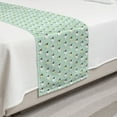 thumbnail image 2 of Sheep Bed Runner, Simplistic Illustration of Fluffy Animal Theme, Decorative Accent Bedding Scarf for Hotels Homes and Guestrooms, Twin, Almond Green Green, by Ambesonne, 2 of 2