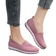 thumbnail image 3 of NOKIO Orthopedic Walking Shoes for Women, Women's Woven Breathable Soft Sole Shoes, Slip-On Light Air Cushion Mesh Up Stretch Platform Orthopedic Sneakers for Arch Support, 3 of 5