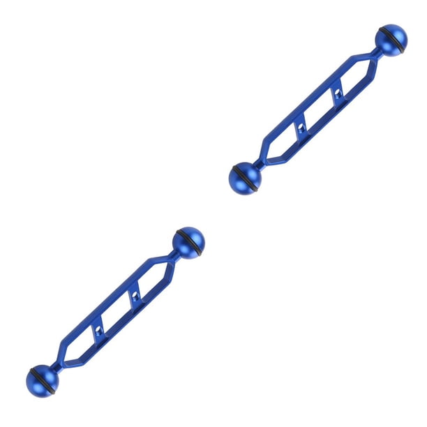 Bearachild 5 7 9 11 pulgadas cabeza de bola doble 1 adaptador de articulación brazo de extensión para abrazadera de mariposa subacuática montaje Type5 NO5