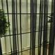 thumbnail image 3 of Elegante cortina de gasa para ventana, 2 paneles, extra ancha para patio corredizo Negro 100x270cm, 3 of 9