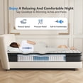thumbnail image 5 of Queen Mattress, 12 Inch Memory Foam Hybrid Mattress in a Box, Individual Pocket Spring Mattress for Pressure Relief, Motion Isolation, Silent Sleep, Breathable, CertiPUR-US, 5 of 7