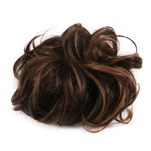 dark brown mix light auburn