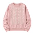 thumbnail image 4 of Womens Embroidered Sweatshirt Oversized Pullover Crewneck Long Sleeve Casual Sweatshirts Tops for Women, 4 of 4
