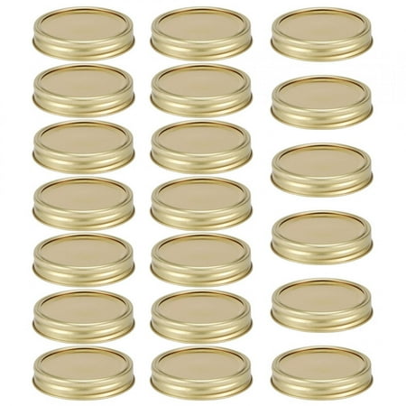 

10pcs Jar Sealing Cover Regular Mouth/Wide-Mouth Jars Lid Jar Lid For Home Spice Honey Storage Kitchen 20Pcs 86mm Gold Circular +Cover Plate