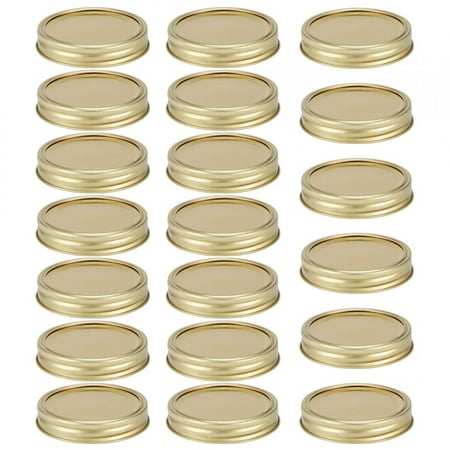 

10pcs Jar Sealing Cover Regular Mouth/Wide-Mouth Jars Lid Jar Lid For Home Spice Honey Storage Kitchen 20Pcs 86mm Gold Circular +Cover Plate