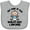 AC-Heather Grey, variant on Inktastic Dad is Worlds Best Lawyer Boys Baby Bib