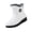 White, variant on Winter Boots,Women Mid-Calf Fleece Lined Waterproof Snow Boots, Pull Tab Slip-On for Cold Weather Hiking, Fully Insulated Interior Retains Warmth for Fall Winter Daily Outdoor Commutes,Wine 5.5