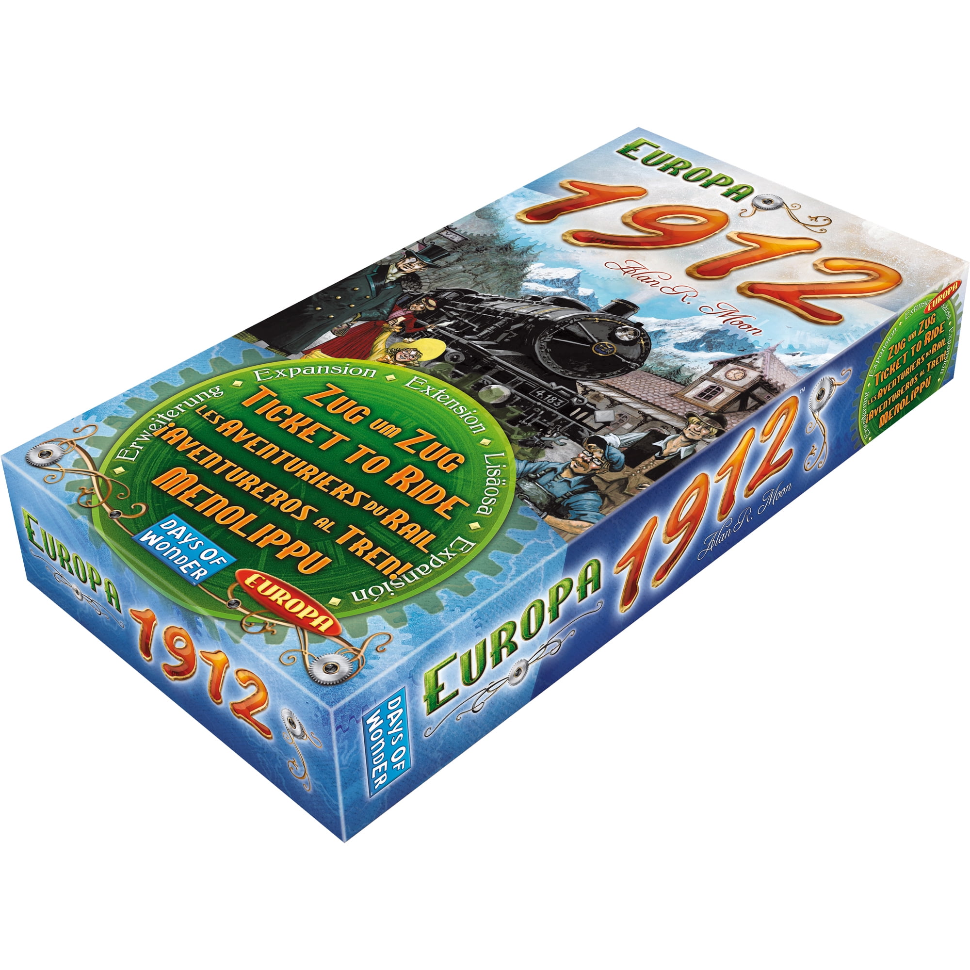 Ticket to Ride Europe 1912 Expansion Strategy Board Game for Ages 8+, from Asmodee