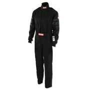 RaceQuip® 110006RQP 110 Series 1-Pc Driving Suit - SFI 3.2A/1 - Black - XL