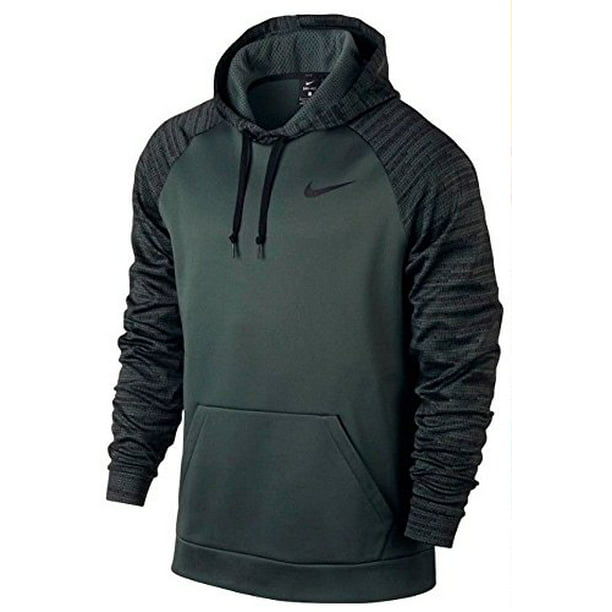 Nike - NIKE Long Sleeve Thermal Hoodie-Big and Tall Vintage Green/Black ...