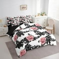 thumbnail image 3 of Castle Fairy 7-Piece Rose Flower Full Bedding Comforter Set, 3 of 8