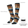 thumbnail image 4 of Pofeuu Ocean Scene with Noah's Ark Print Stockings, Adult Running Hiking Socks for Youth and Adult, 4 of 6