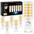 thumbnail image 1 of Bombilla LED Sailstar G9, regulable, 2700 K, blanco cálido y suave, 4 W, paquete de 6, 1 of 8