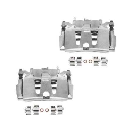 Front Brake Caliper Set - Compatible with 2012 - 2014 Volkswagen Routan 2013