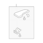Genuine OE Honda Armrest - 83450-S5P-L12ZC Fits select: 2003-2005 HONDA CIVIC LX
