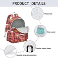 thumbnail image 4 of Golden Retriever Hawaiian Backpack for School,Cute School Bag,Schoolbag with Adjustable Shoulder Straps & Padded Back,13.4"x11"x4.7", 4 of 6