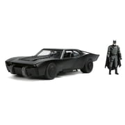 DC Comics The Batman 1:18 Batmobile with Lights Die-Cast Car & 3.75 Batman Action Figure